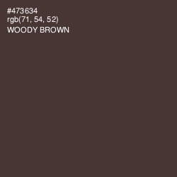 #473634 - Woody Brown Color Image